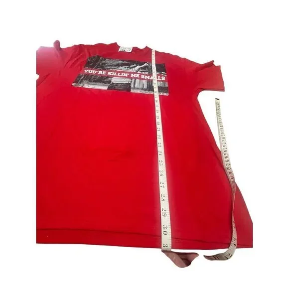 The Sandlot Your Killing Me Smalls Tee Shirt Red Sz XL NWT - Picture 5 of 5